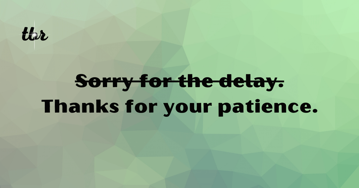 ☄️ Thanks For Your Patience